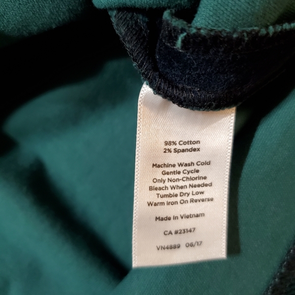 Talbots Tartan Plaid Velvet Skirt - Picture 6 of 10